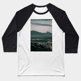 Landscape Snow Mountain Photography Baseball T-Shirt